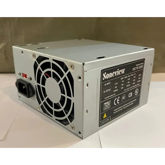 Fuente De Poder Atx Amd 400w 24pin Plata Pc Case Intel