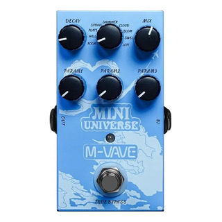 M-vave Universe Pedal De Efeito Reverb Digital 9 Tipos M-vave Universe Pedal De Efeito Reverb Digital 9 Tipos