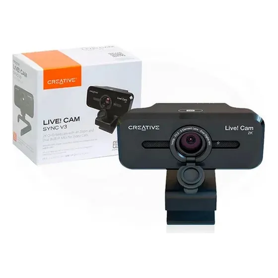 Webcam Camara Web Creative Live! Cam Sync V3 2k Qhd Zoom 4x