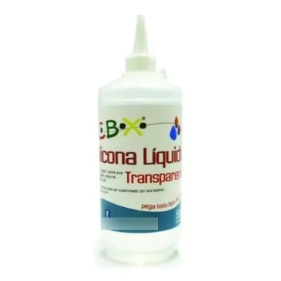 Silicona Liquida Cbx Transparente X 500 Ml Pegamento