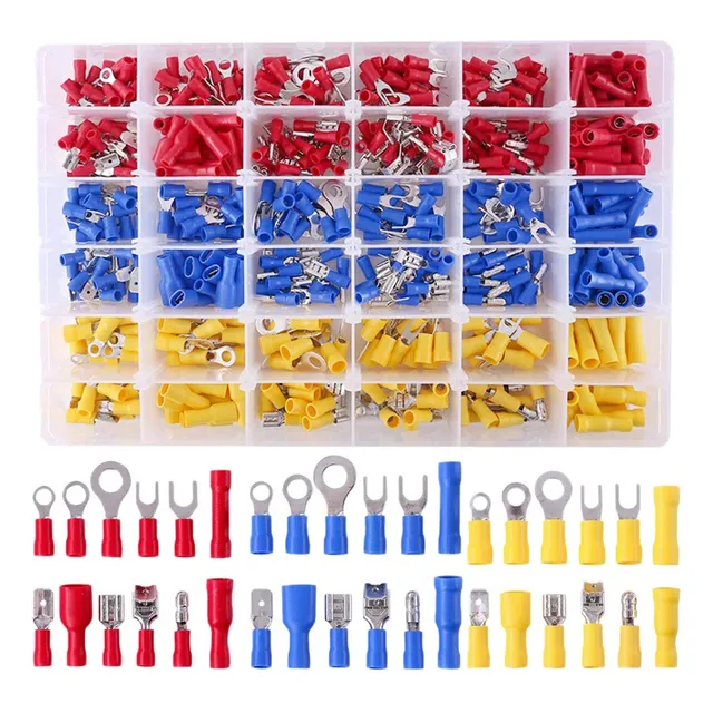 Cable Conectores De Terminales Aislados 540pcs Homb Y Mujer
