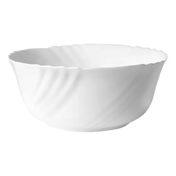 Ensaladera 23 Cm Ebro Vidrio Templado Opalino Bormioli