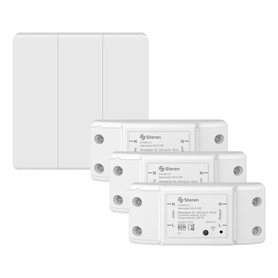 Apagador Inalámbrico Rf Cinético Triple