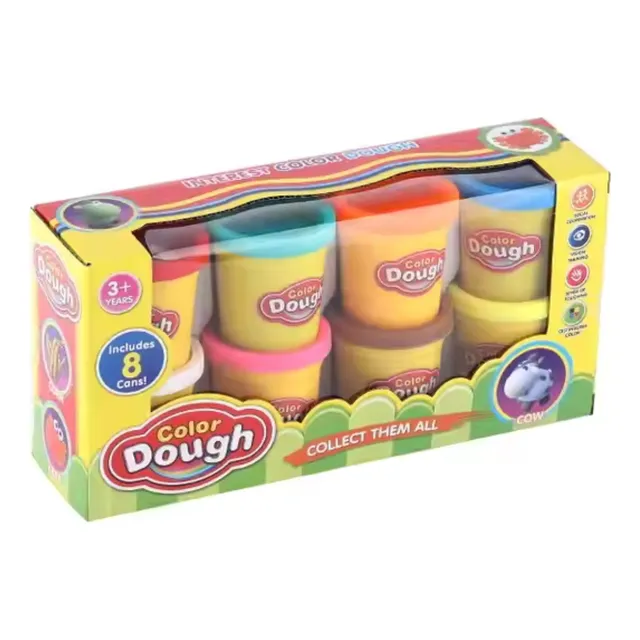 Kit De Plastilinas De 8 Envases