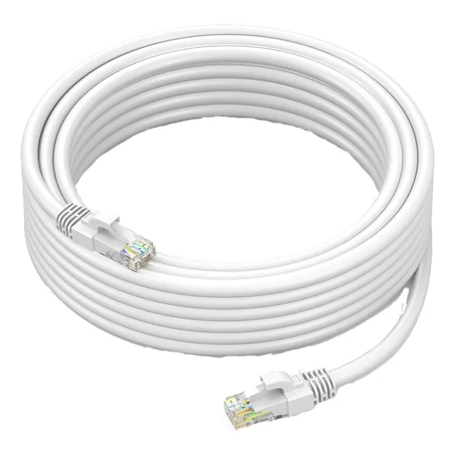 Cable De Red Rj45 Cat6 30 Metros 4par  Interior Exterior