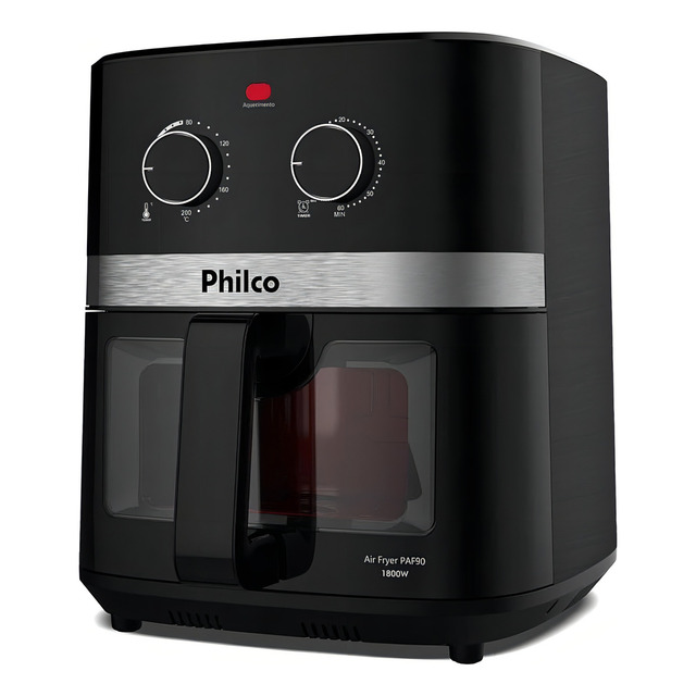 Fritadeira Air Fryer Philco 9l 1800w Paf90 Redstone Cor Preto Fritadeira Air Fryer Philco 9l 1800w Paf90 Redstone Cor Preto
