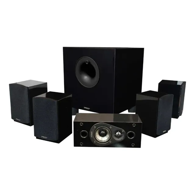 Kit Parlantes Energy Classic 5.1 + Transformador 220v A 120v