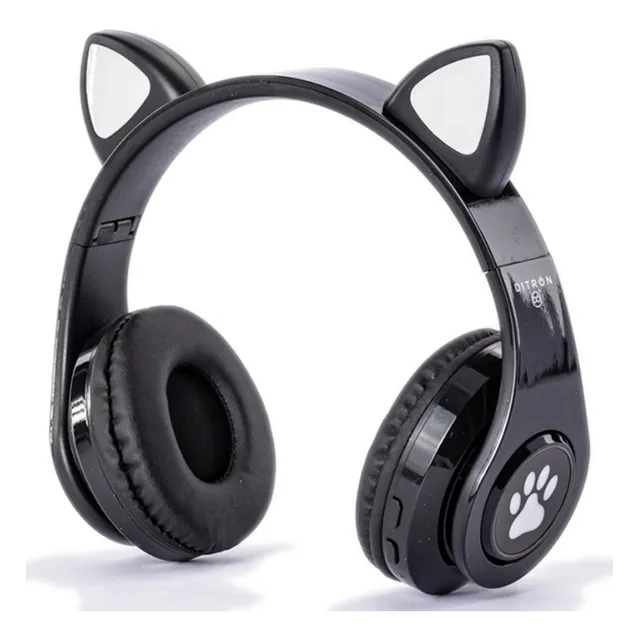 Auricular Inalámbrico Orejas De Gato Bluetooth Manos Libres