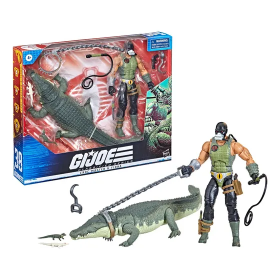 Muñeca Croc Master y Fiona Hasbro de la serie clasificada G.i. Joe