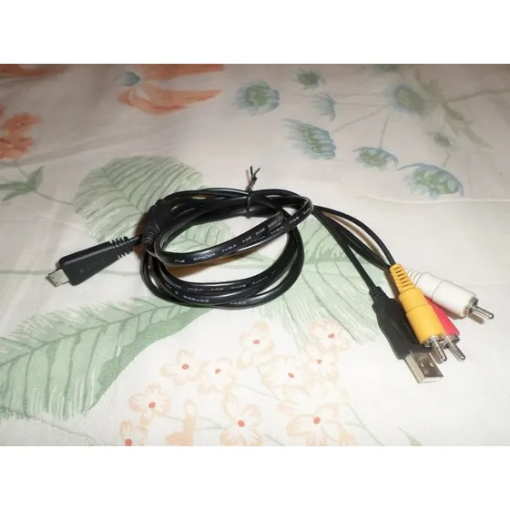 Cable Original Para Sony Cybershot (usb+rca Audio / Video)