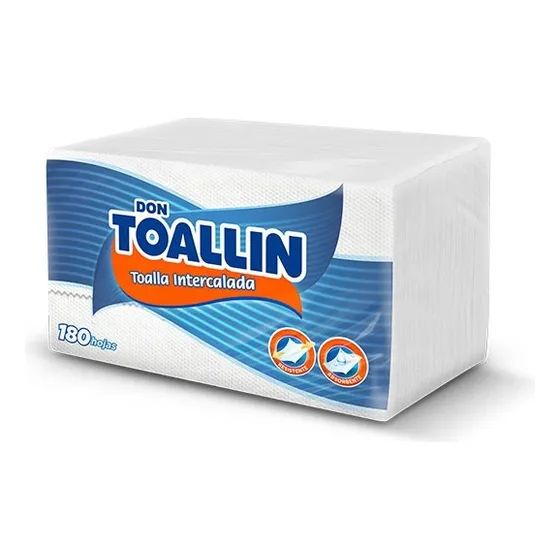 Toallas De Mano Intercalada 12 Paquetes