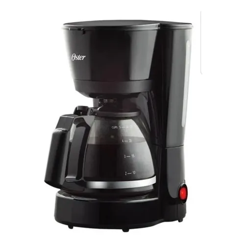 Cafetera Oster 5 Tazas Filtro Permanente Color Negro