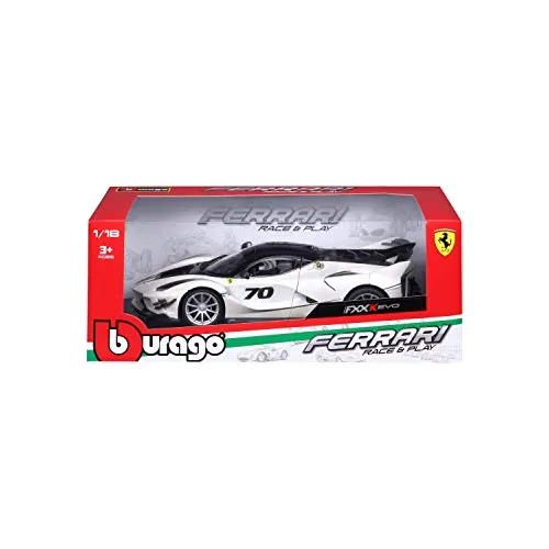 Bburago 1:18 Escala Carrera Amp; Juego Ferrari Fxx K 4hc40