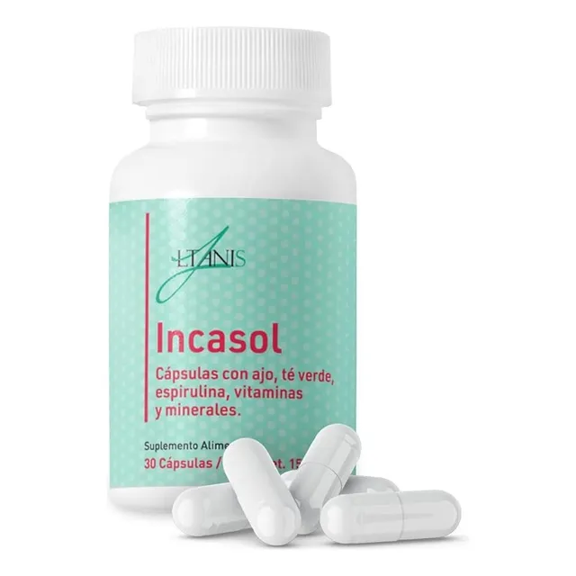 Incasol 100% Original, Para La Presión Arterial, Lineus 1 Frasco
