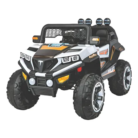 Carro Quadriciclo Infantil Elétrico 2 Lugares Jipe Utv 4x2 Cor Branco
