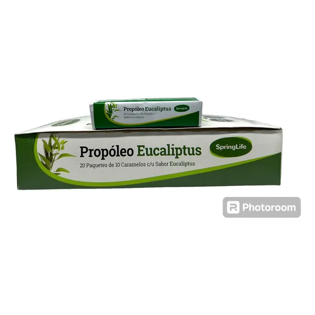 Caramelo Propoleo Eucaliptus Springfield 10 Unidades Cajax20