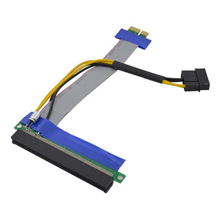 Cabo Extensor Riser Card Pci-express 1x Para 16x Molex Cabo Extensor Riser Card Pci-express 1x Para 16x Molex
