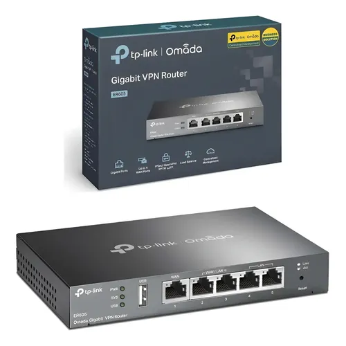 Roteador Tp-link Vpn Safestream Omada Gigabit Er7206 V2 | Frete grátis