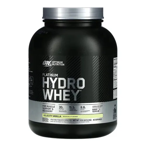 Whey Platinum Hydro Vanilla 3,52 libras 1,6 kg Optimum Nutrition