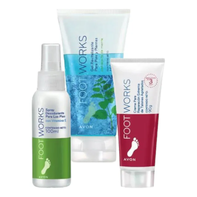 Kit Footworks Pies Avon Natura