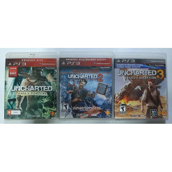 Uncharted Trilogia Ps3 Físico