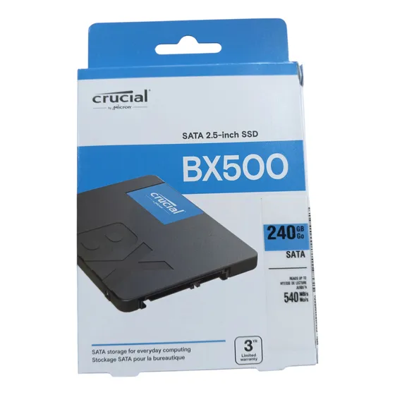 Disco Duro Sata Solido Ssd Crucial Bx500 240gb 2.5 Laptop Pc