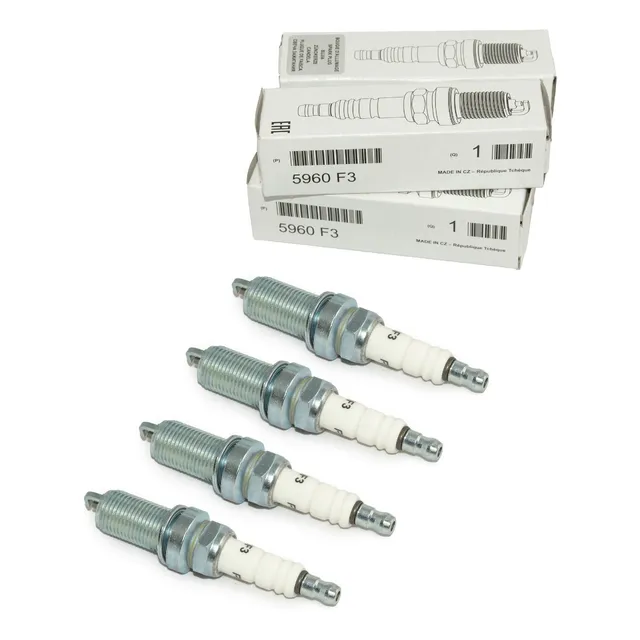 Kit 4 Bujias Peugeot 1.6 16v Original Oferta 5960f3