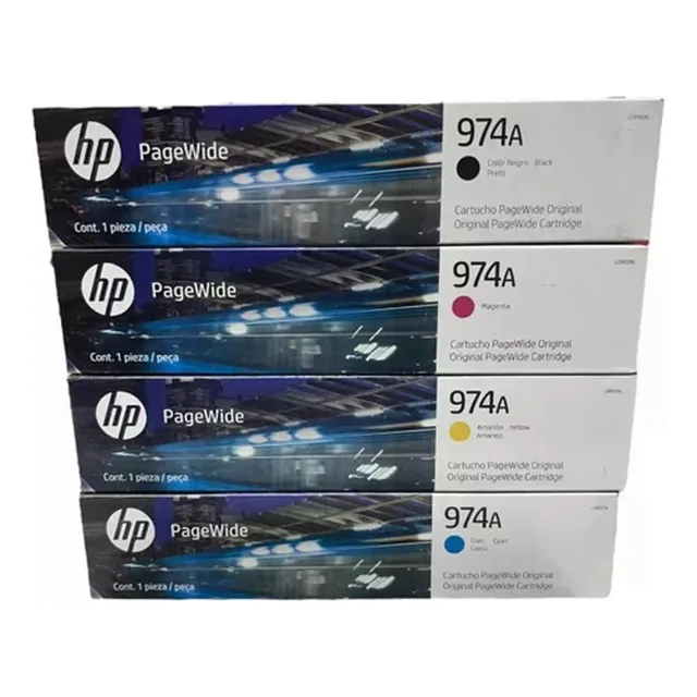 Paquete De Cartucho Tinta Hp 974a Colores