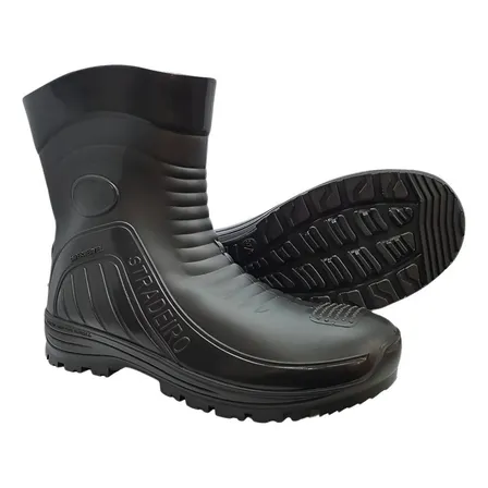 Bota Chuva Impermeavel Motociclista Moto Motoboy Motoqueiro Preto 41/42
