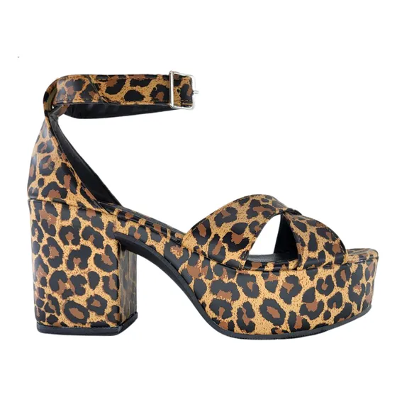 Sandalias Mujer Zapatos Cruzada Plataforma Liviano 9 Cm P390
