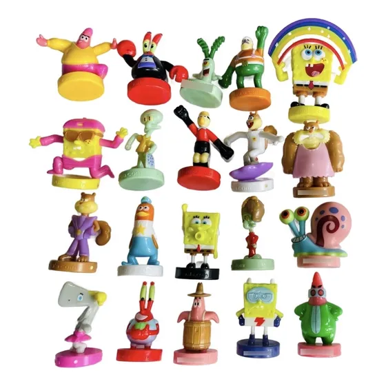 Colección Completa Figuras Bob Sponja Vualá 21 Pzas
