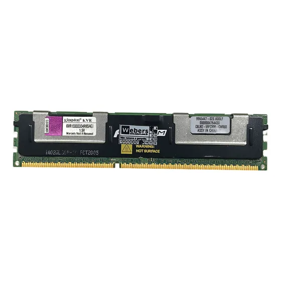 Memória Kingston Pc3 10600r 4gb 2rx4 Kvr1333d3d4r9s Servidor