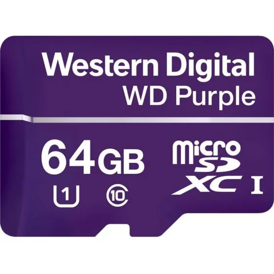 Tarjeta de memoria Western Digital WDD064G1P0A WD Purple 64GB
