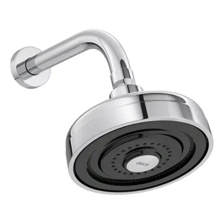 Chuveiro De Parede Deca Acqua Plus Redondo Cromado Prateado