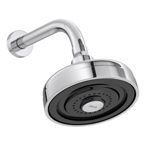 Chuveiro De Parede Redondo Acqua Plus Com Tubo Curvo 1990 Cr Acabamento Cromado Cor Cromad... Chuveiro De Parede Redondo Acqua Plus Com Tubo Curvo 1990 Cr Acabamento Cromado Cor Cromad...