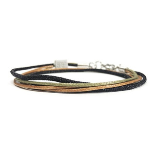 Pulsera Gogo Athan Neo Hilo Y Acero 17 Cm Hombre Pulsera Gogo Athan Neo Hilo Y Acero 17 Cm Hombre