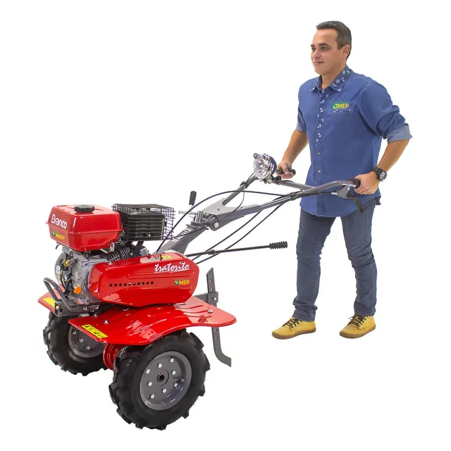 Tratorito A Gasolina Enxada Rotativa Branco Bttg6,5 Er9