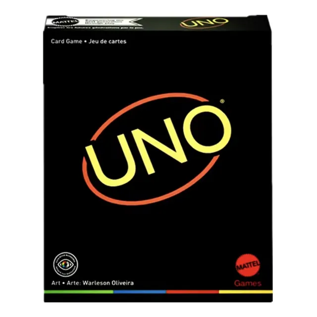 Juego De Cartas Mesa Uno Diseño Minimalista Elegante Regalo
