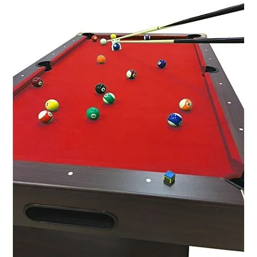 Mesa Billar 2.13 Set Completo Accesorio Rojo