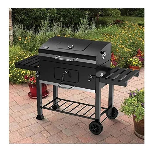 Expert Grill Asador De Carbón 32 Pulgadas Asador De Carne Grande Ahumador Para 18 Hamburguesas
