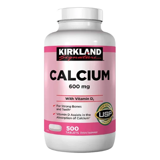 Calcio 600 Mg Con Vitamina D3 500 Comprimidos Importados De 