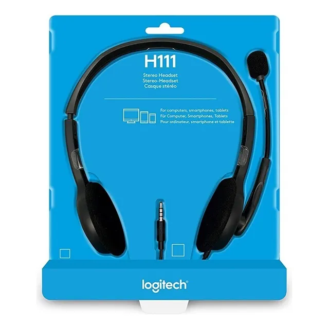 Audifono C/microf. Logitech H111 Silver