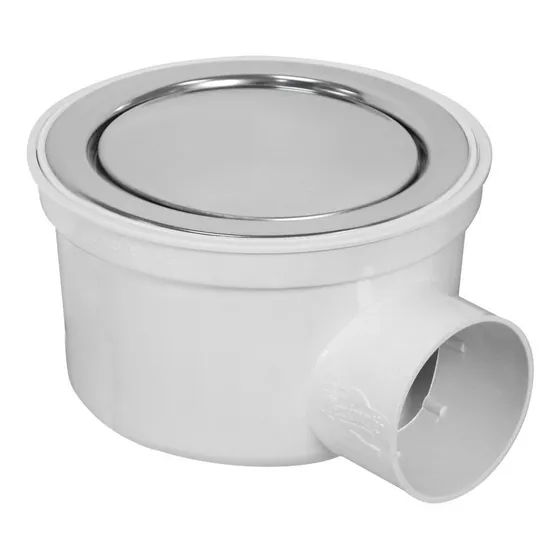 Trampa De Desagüe Fleximatic Modelo 2280 - Compakto Push Color Blanco