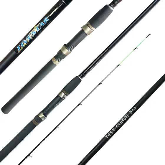 Caña Fivestar Limited 248 2tr 30-50g Grafito Fs-248 +puntero Color Negro