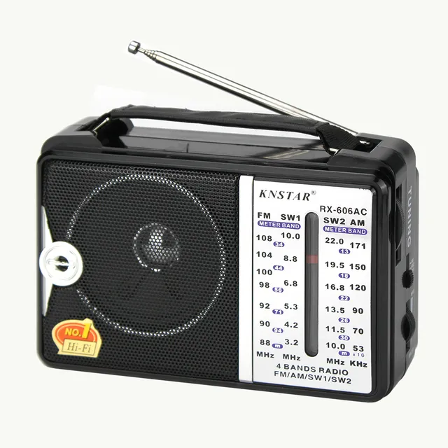 Radio Am / Fm Portátil Eléctrica Knstar Rx-606 A Pilas