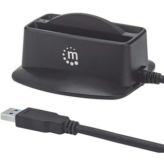 Base Dual Manhattan Para Discos Duros Y Ssd 2.5 Sata A Usb3 Base Dual Manhattan Para Discos Duros Y Ssd 2.5 Sata A Usb3