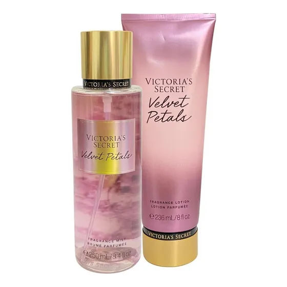 Set 2 Piezas Victoria's Secret Crema Y Body Velvet Petals