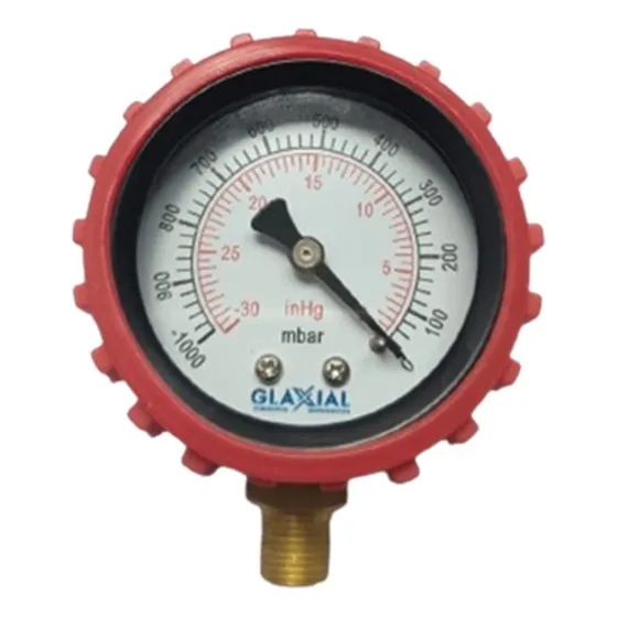 Reloj Para Presión Bomba De Vacio 0 A -30inhg 0 - 1000 Mbar 