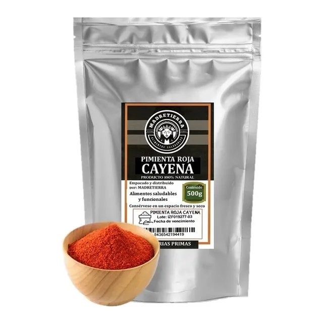 Pimienta Roja Cayena 250gr Polvo