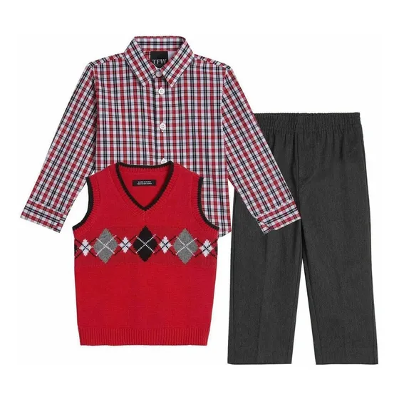 Set De 3 Piezas Niños / Camisa, Pullover, Pantalon Tfw